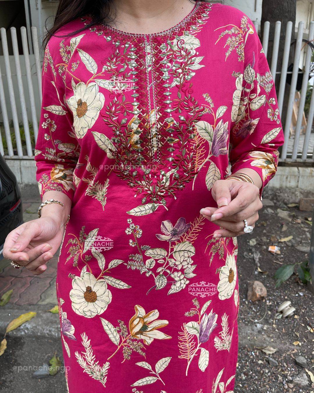 Print on print cotton set