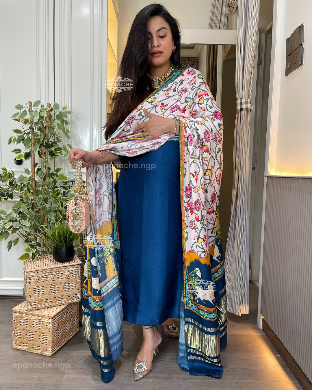 Teel gajji suit set
