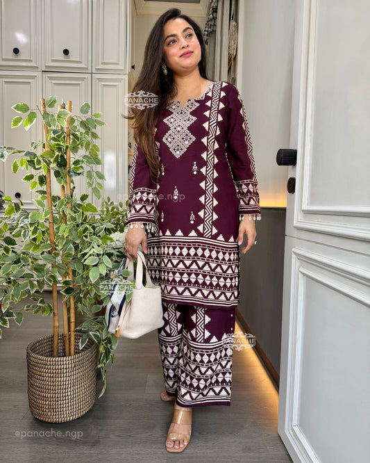 Boho crosia and shell coords