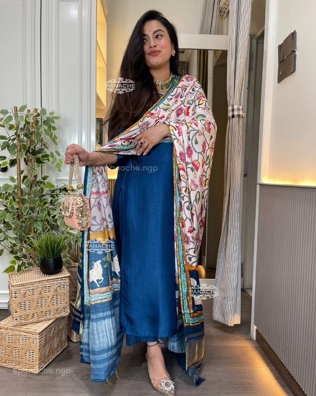 Teel gajji suit set