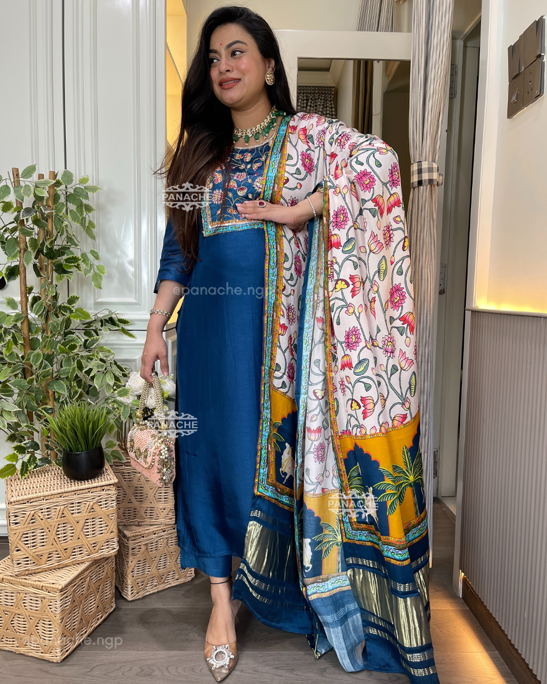 Teel gajji suit set