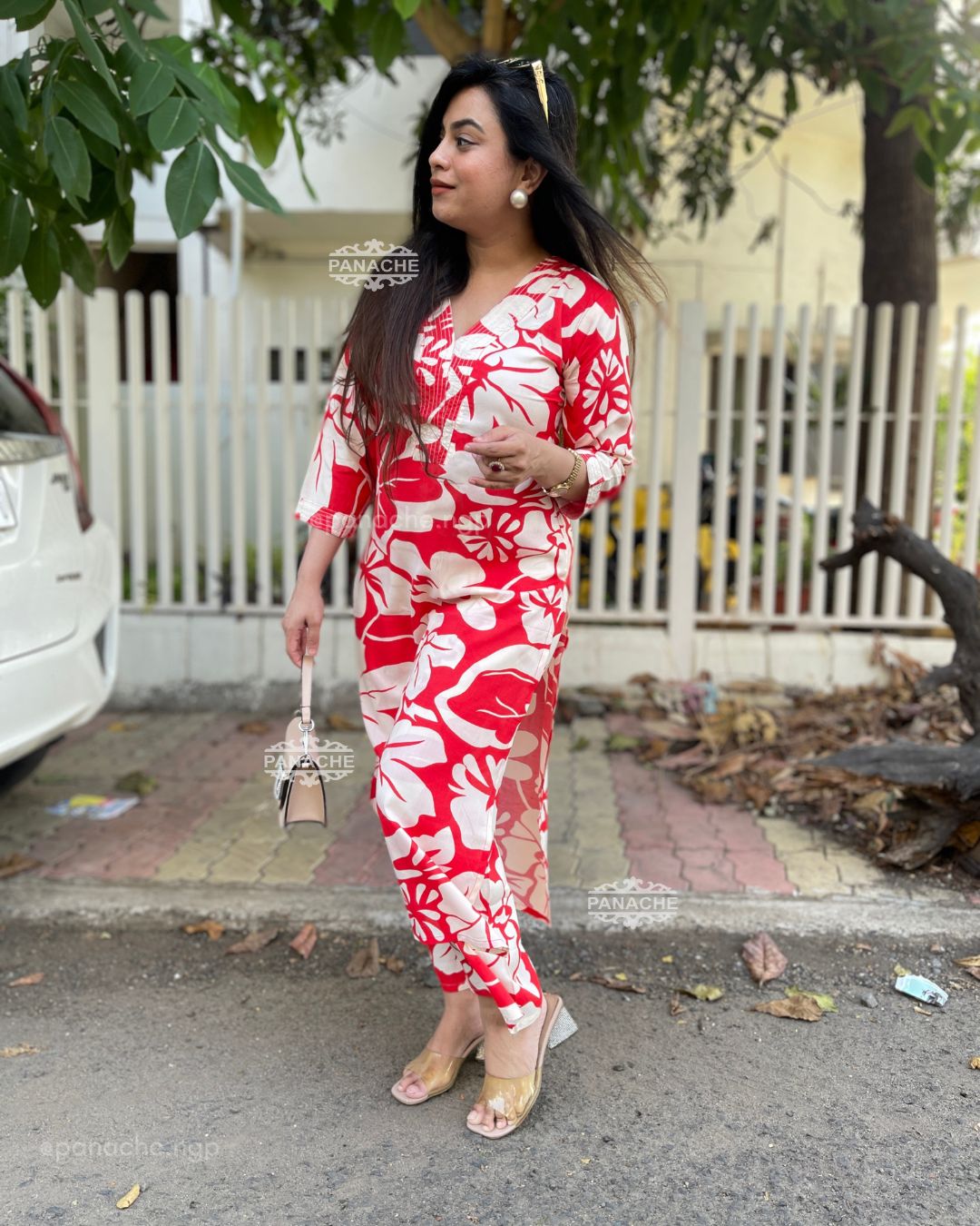 Fiza printed coord set