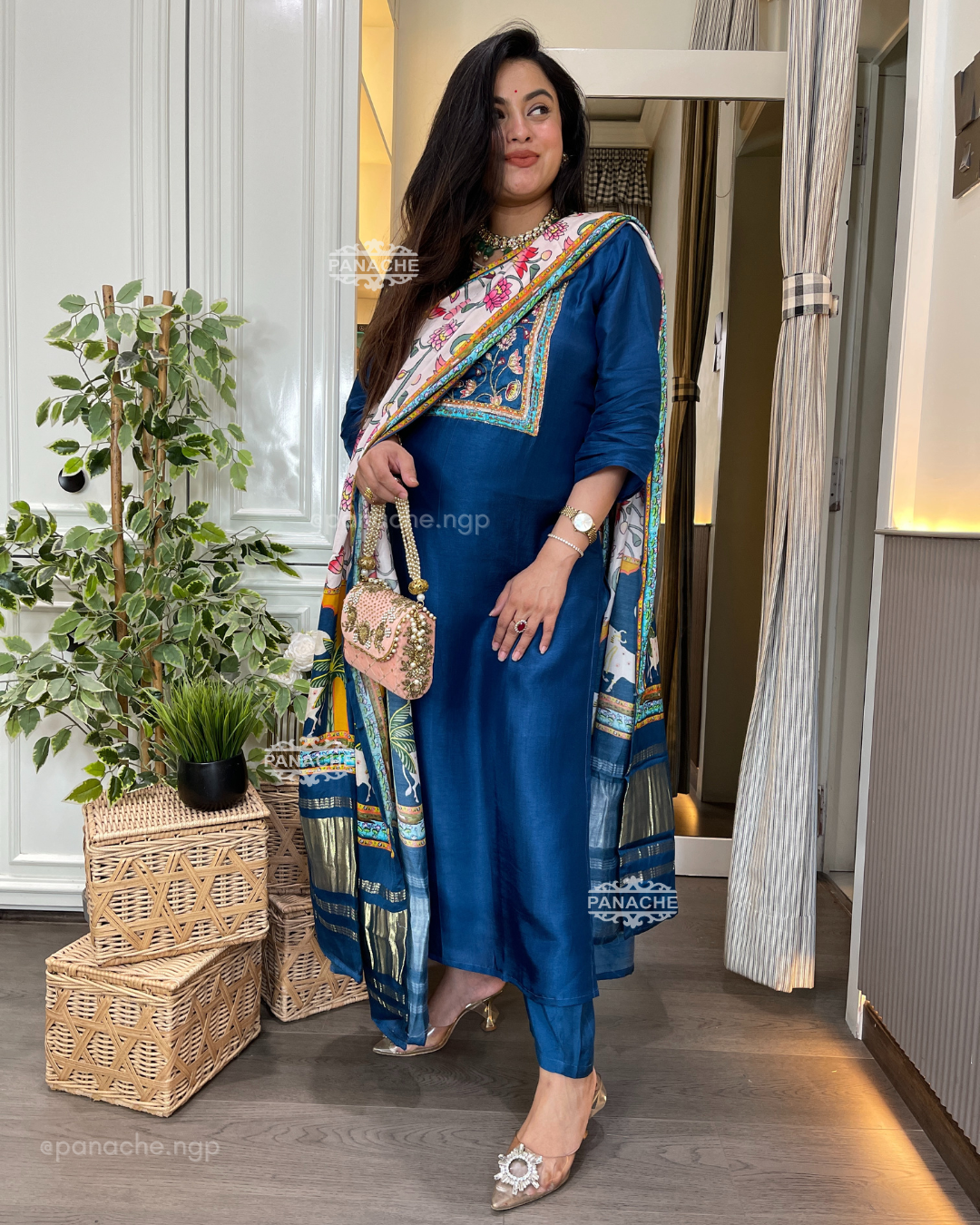Teel gajji suit set