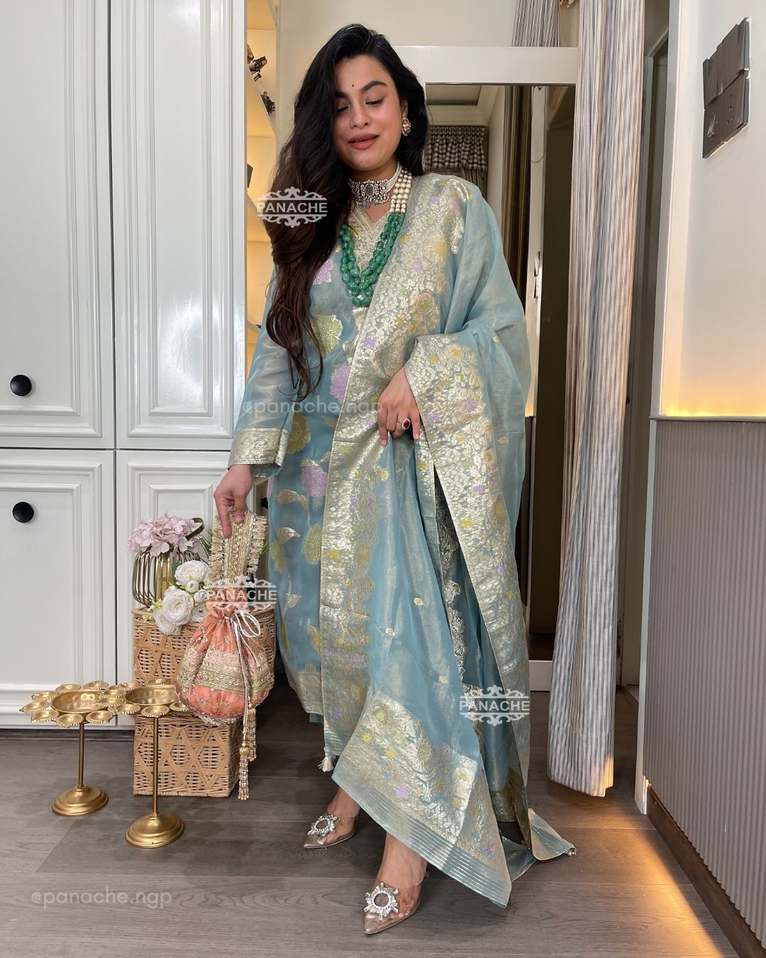 Woven zari pret set