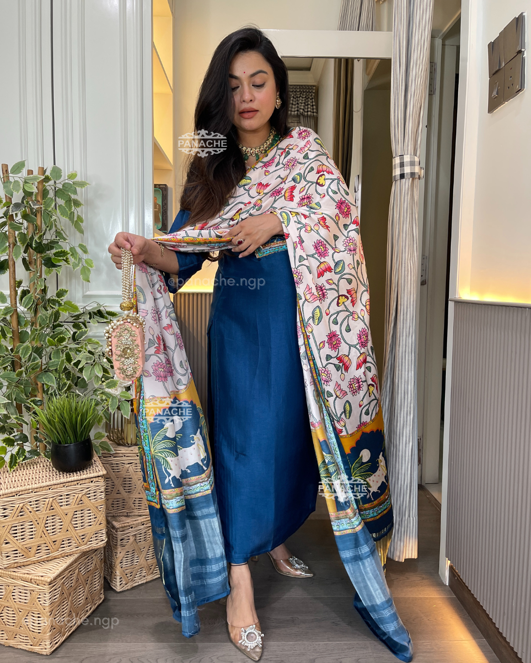 Teel gajji suit set