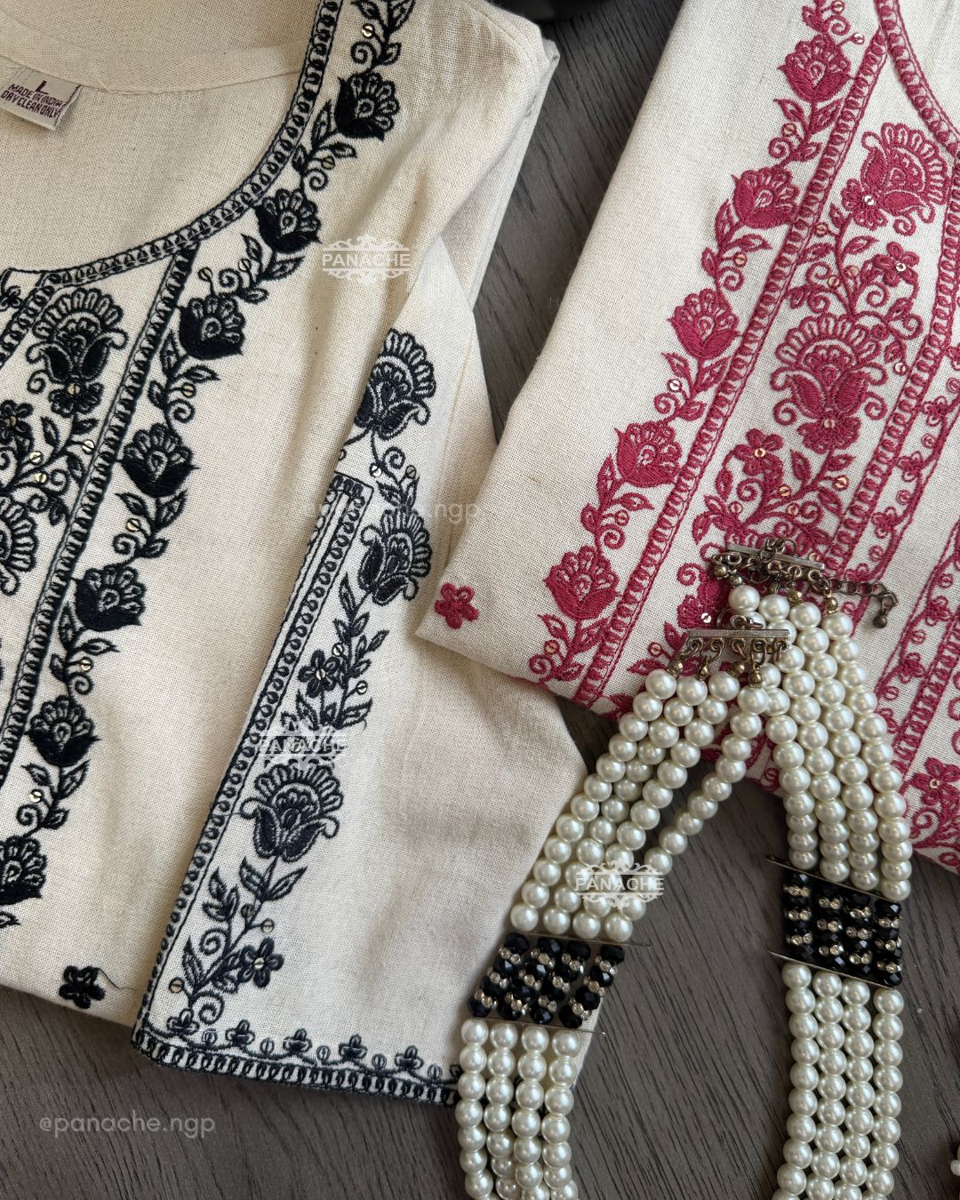 Cotton embroidered sets