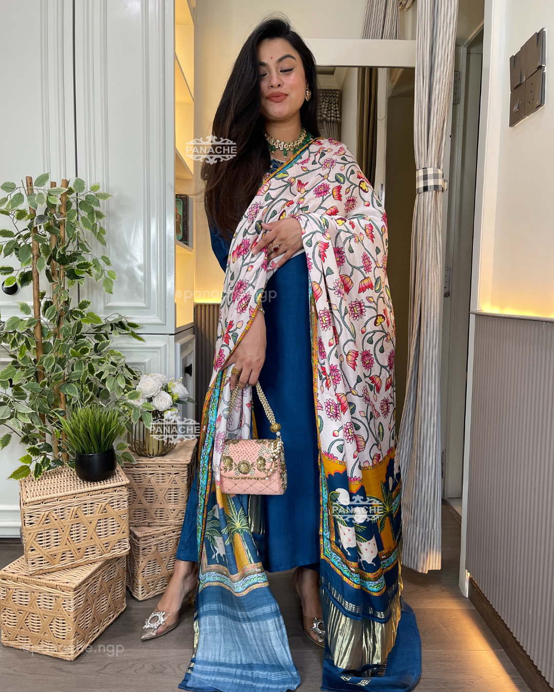 Teel gajji suit set