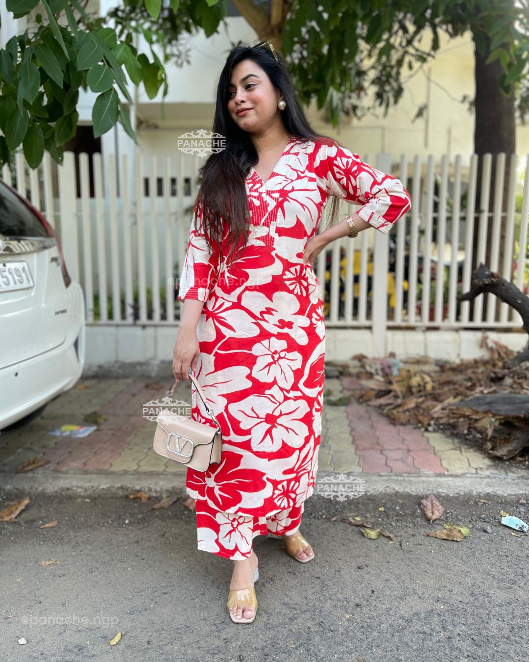 Fiza printed coord set