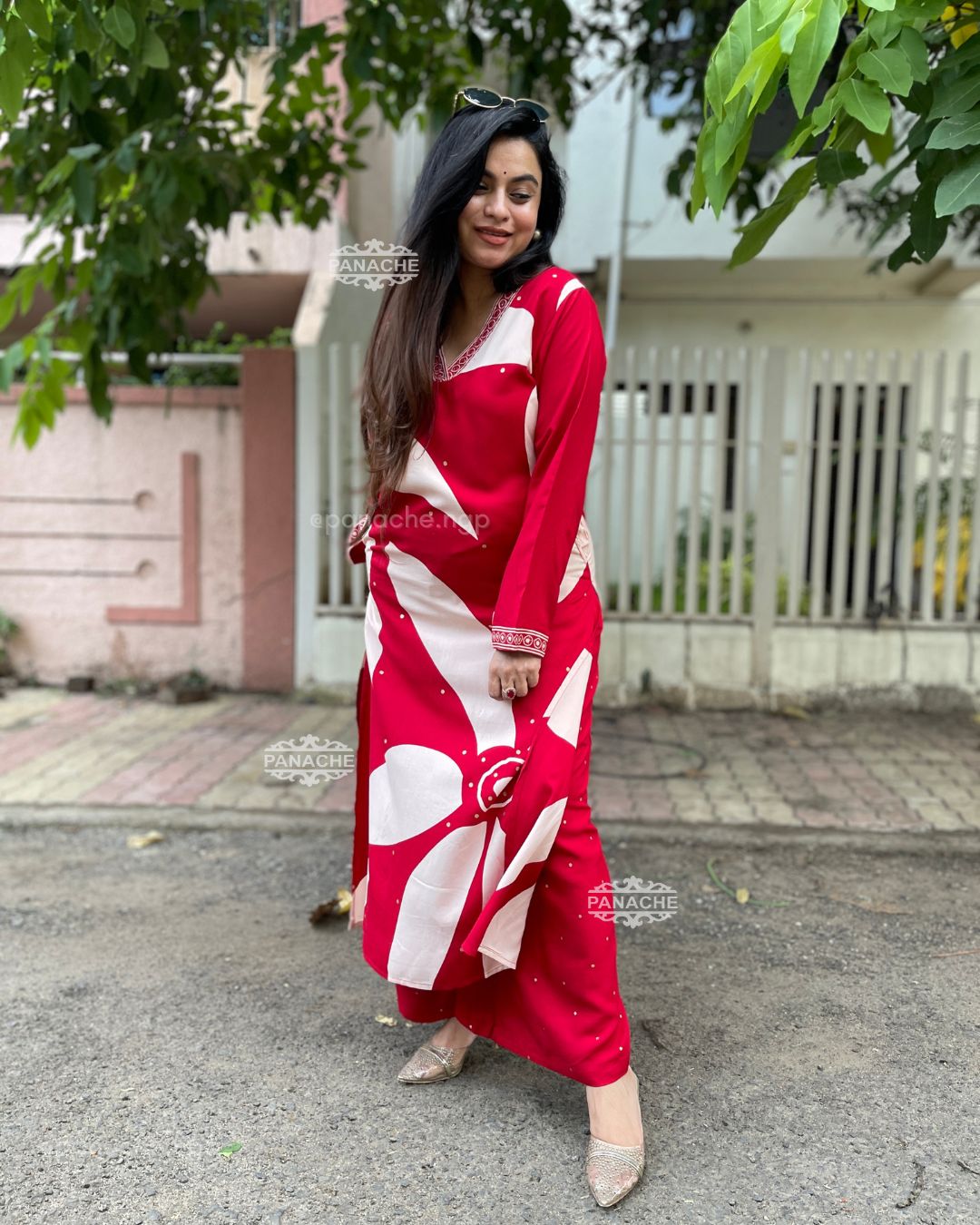 Print on print dailywear set