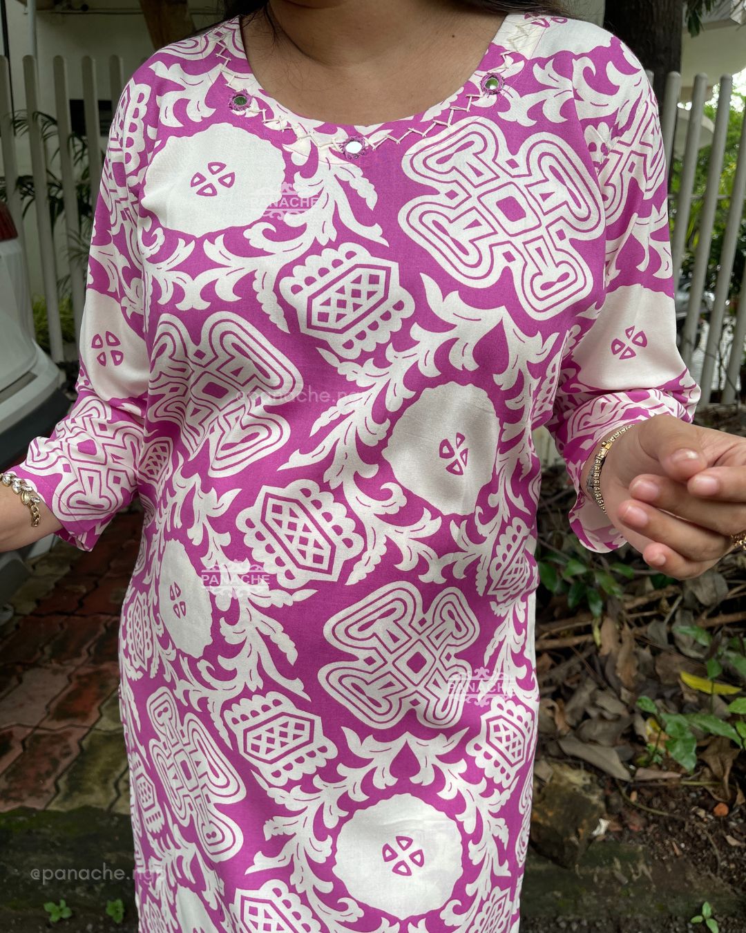 Print on print lilac set