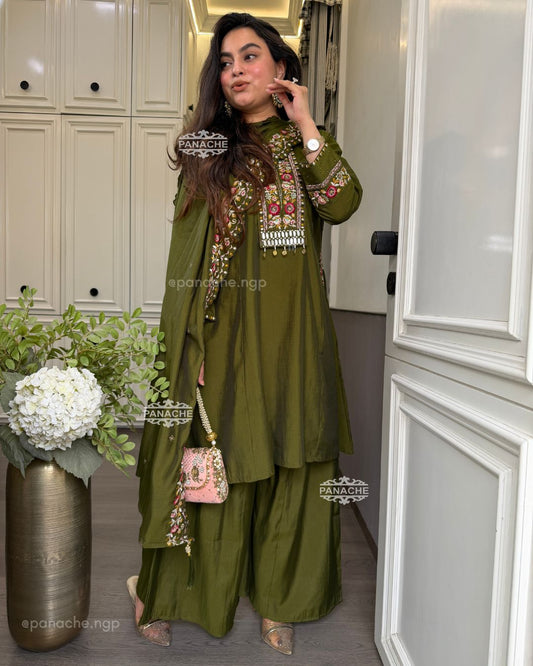 The zareen Gharara set