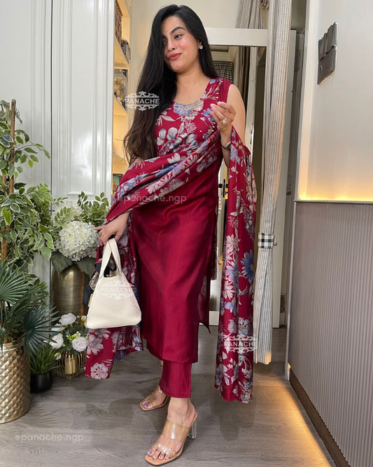 Sleeveless budget daily wear set