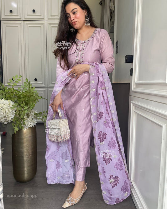 Subtle pastels suits