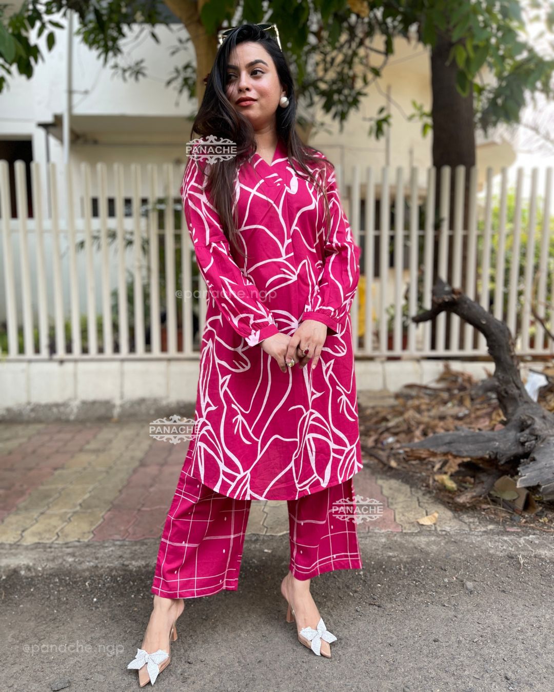 Hot pink coord
