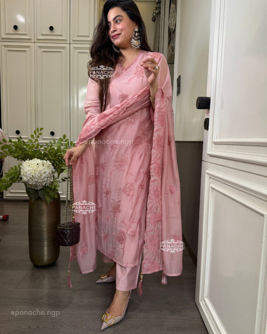 Petal dune Karachi suit set