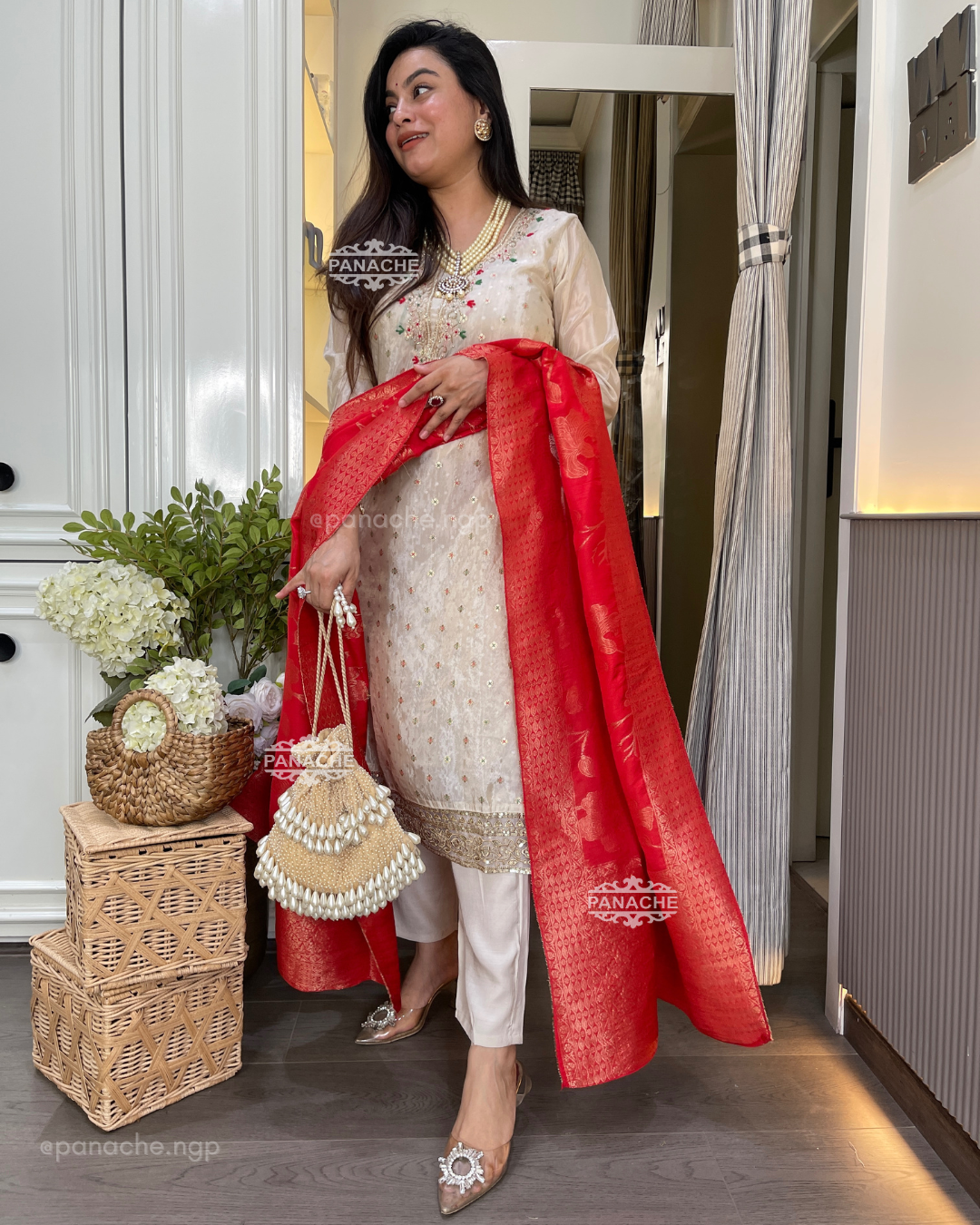 Organza Banarasi set
