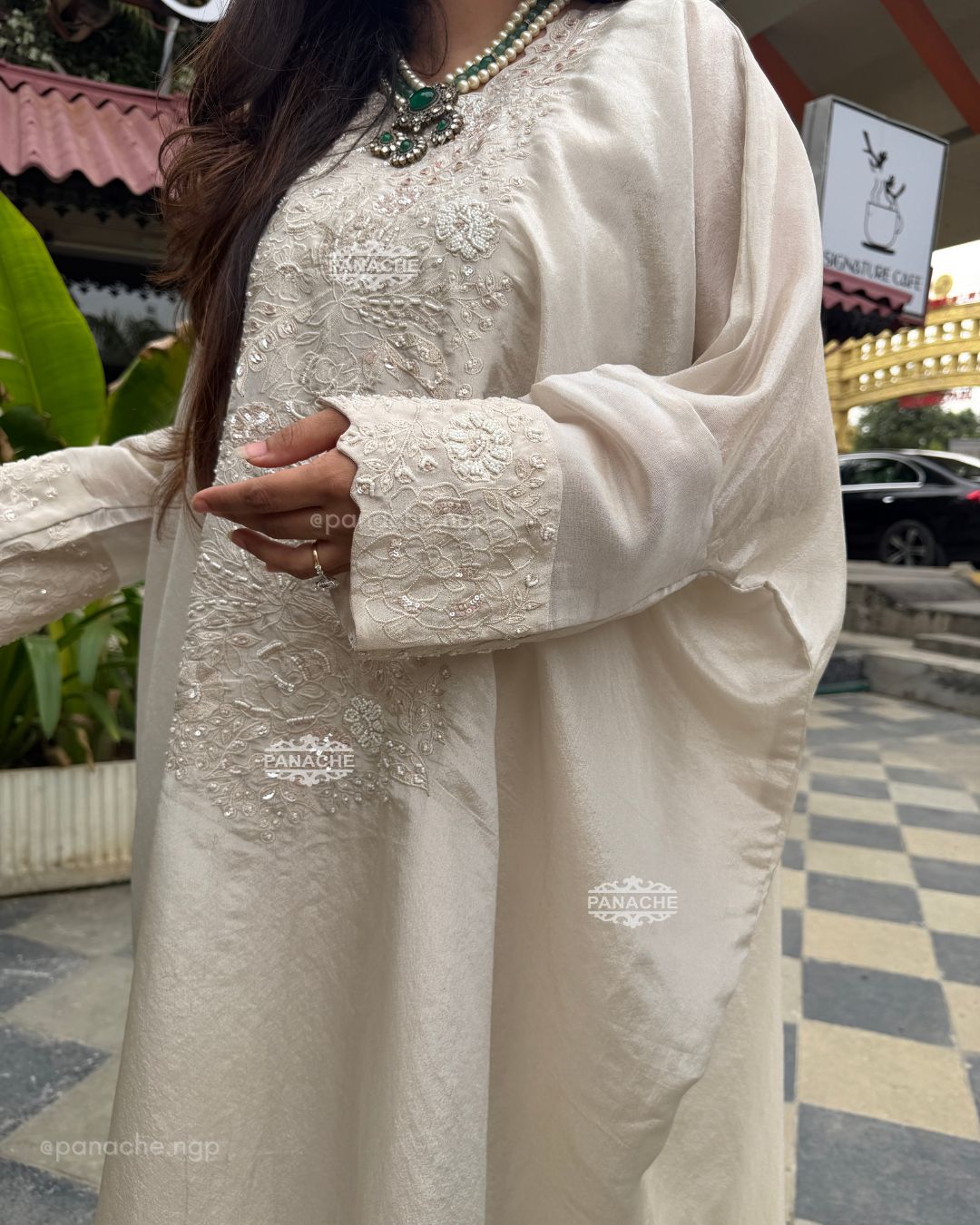 Kari kaftan set