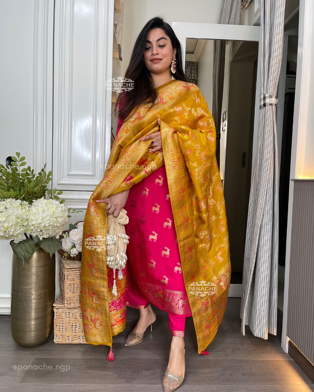 Akshaya zari set
