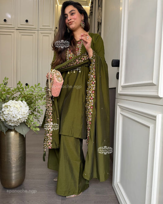 The zareen Gharara set