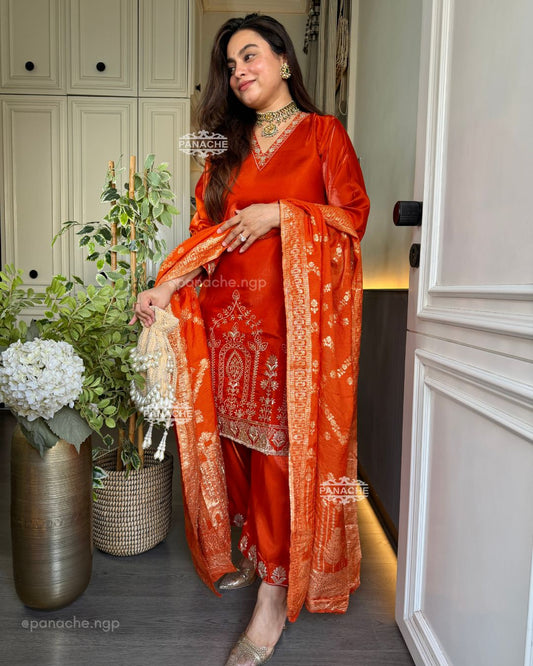 Partywear Sitara set