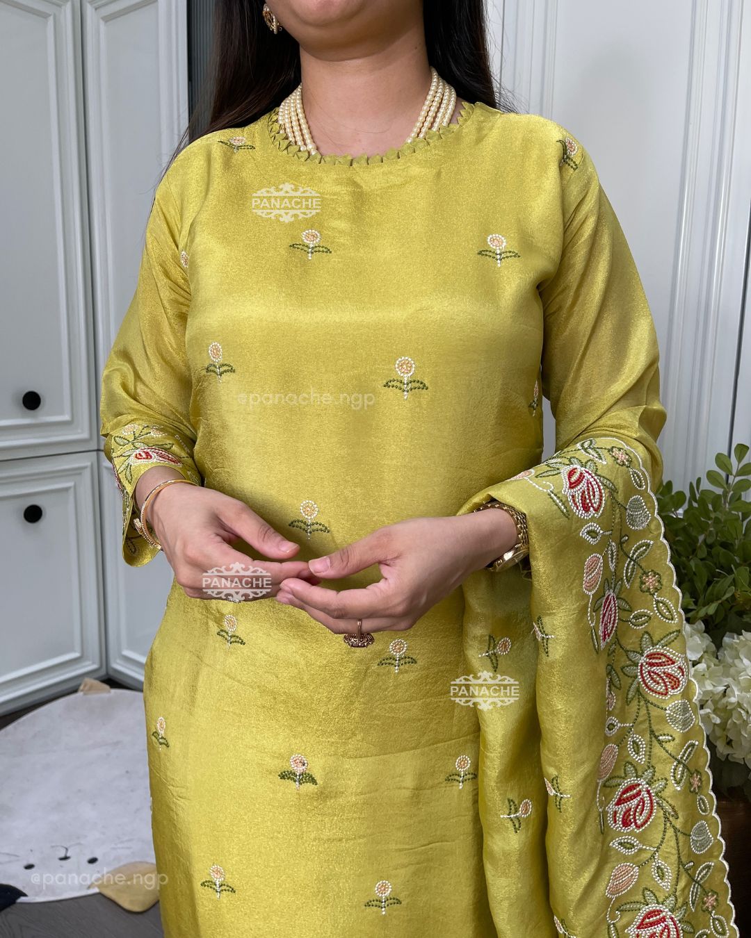 Lemony minty goodness suit set