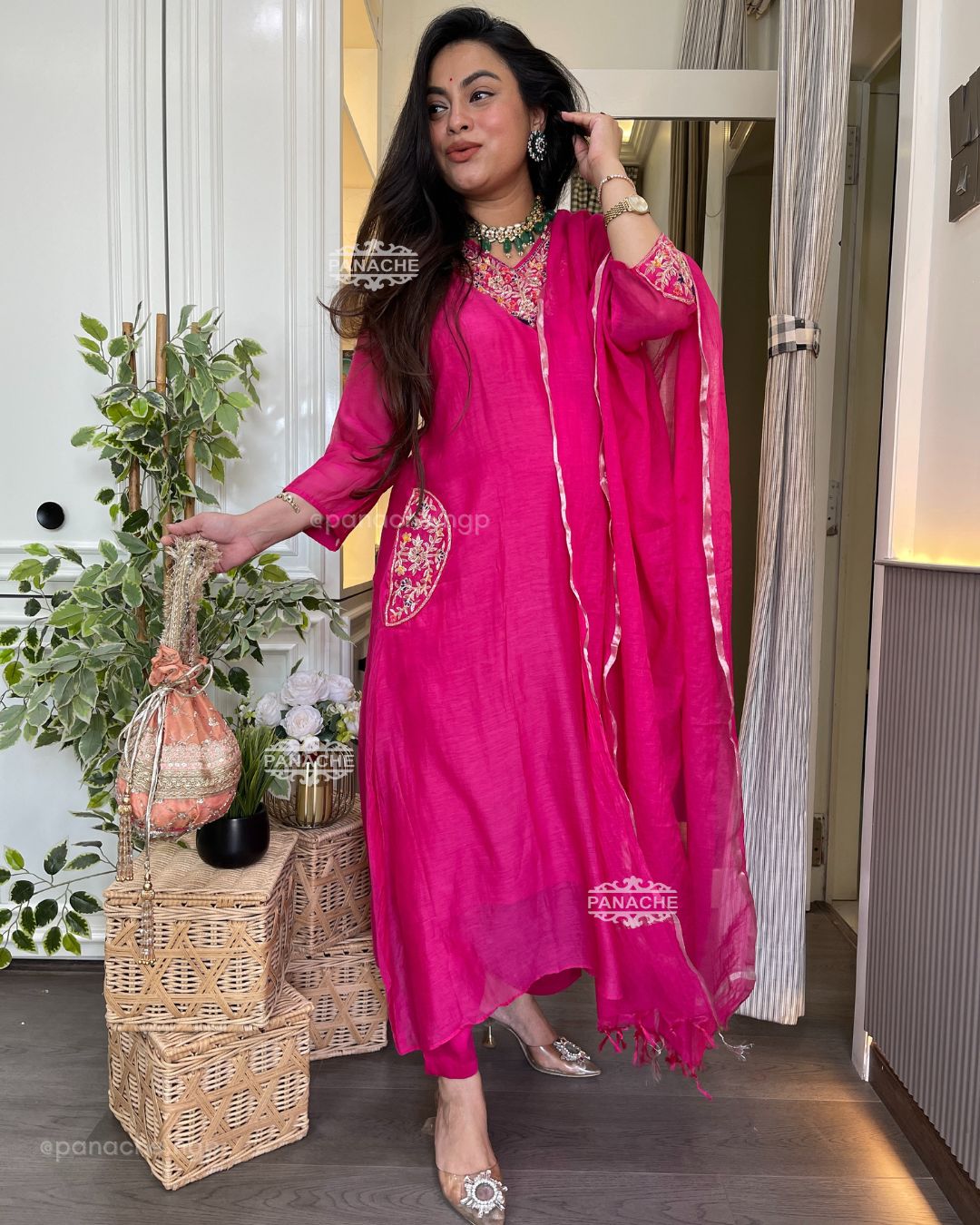 Fuschia mul set