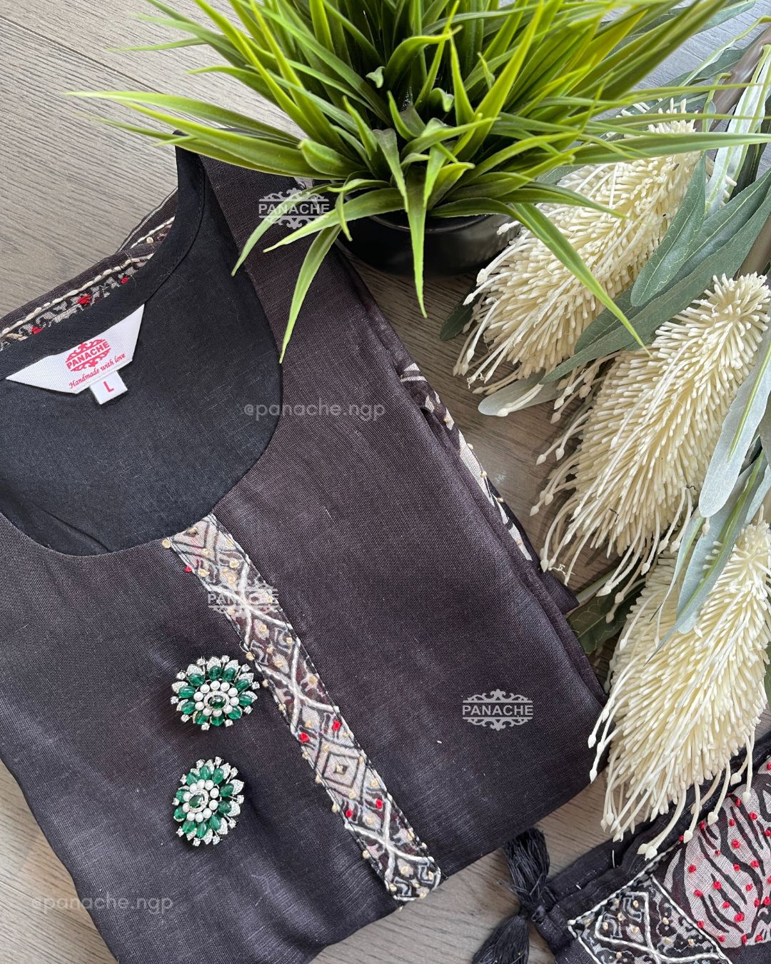 Mirror and Gota velvets