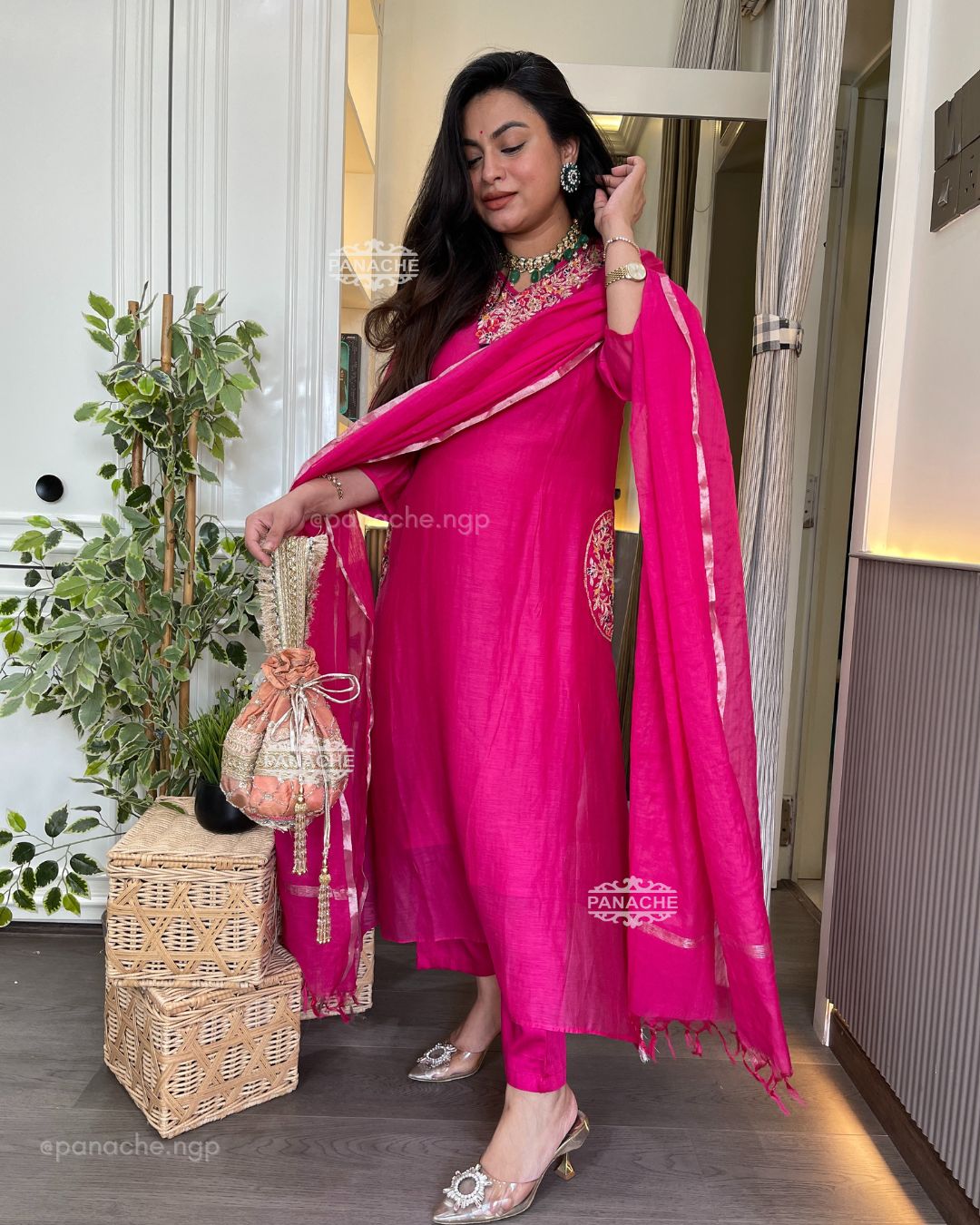 Fuschia mul set