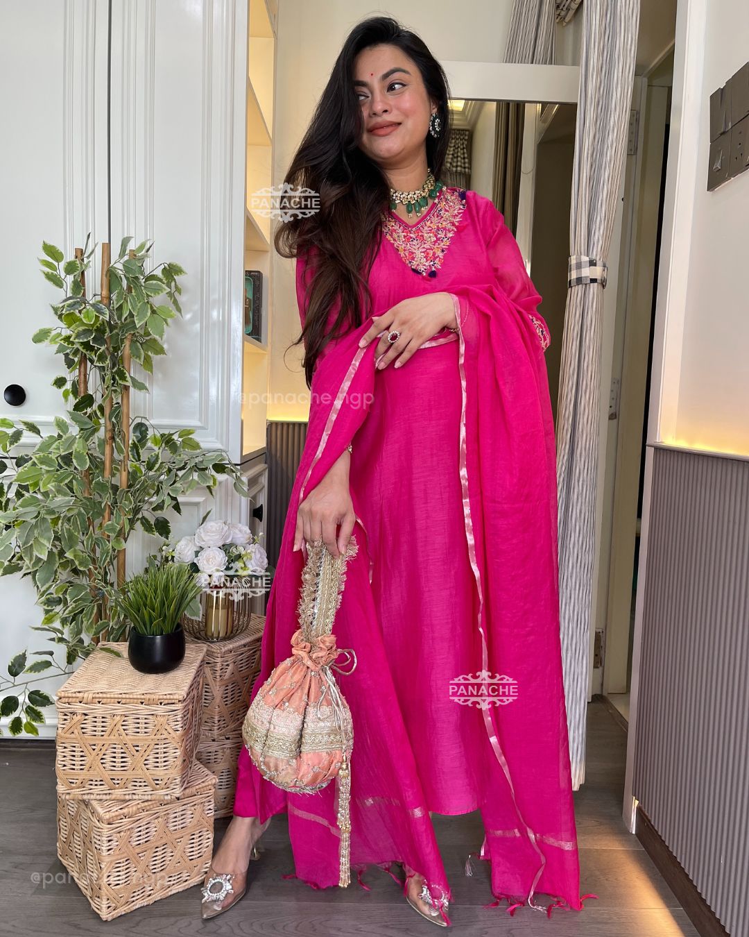 Fuschia mul set
