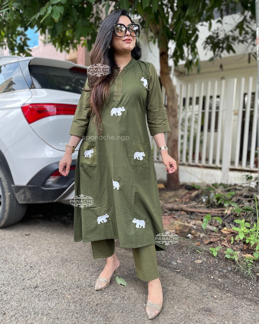 Embroidered budget daily wear coords