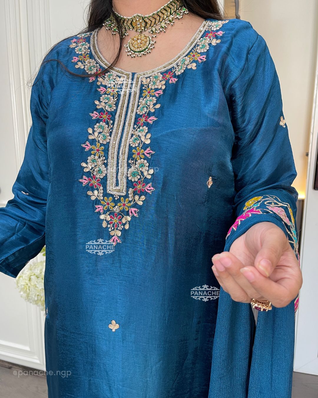 Zulfia silk set
