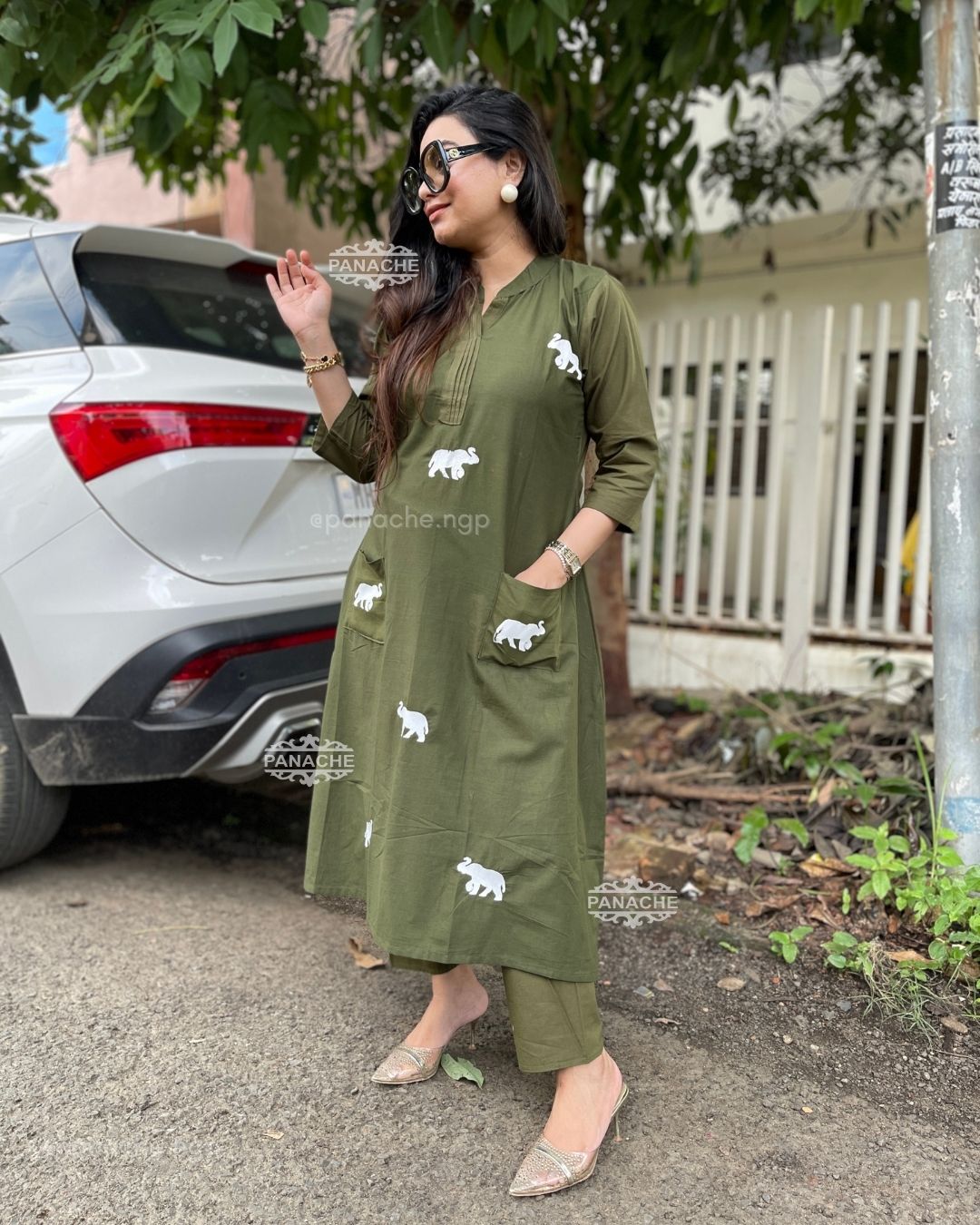 Embroidered budget daily wear coords