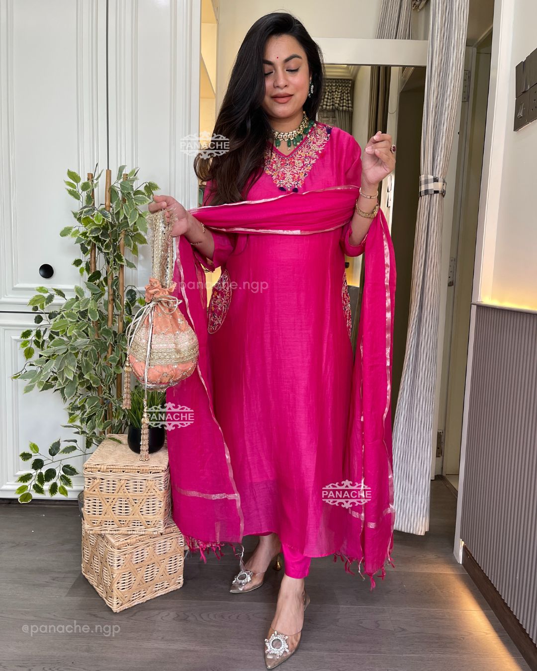 Fuschia mul set
