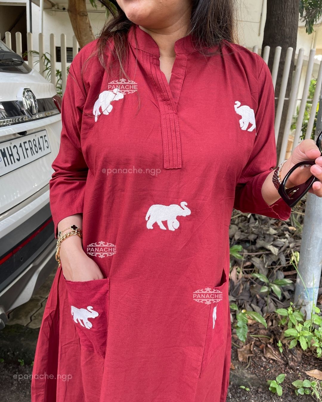 Embroidered budget daily wear coords