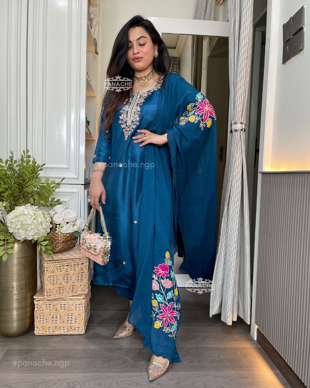 Zulfia silk set
