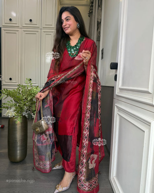 Surkh festive suit