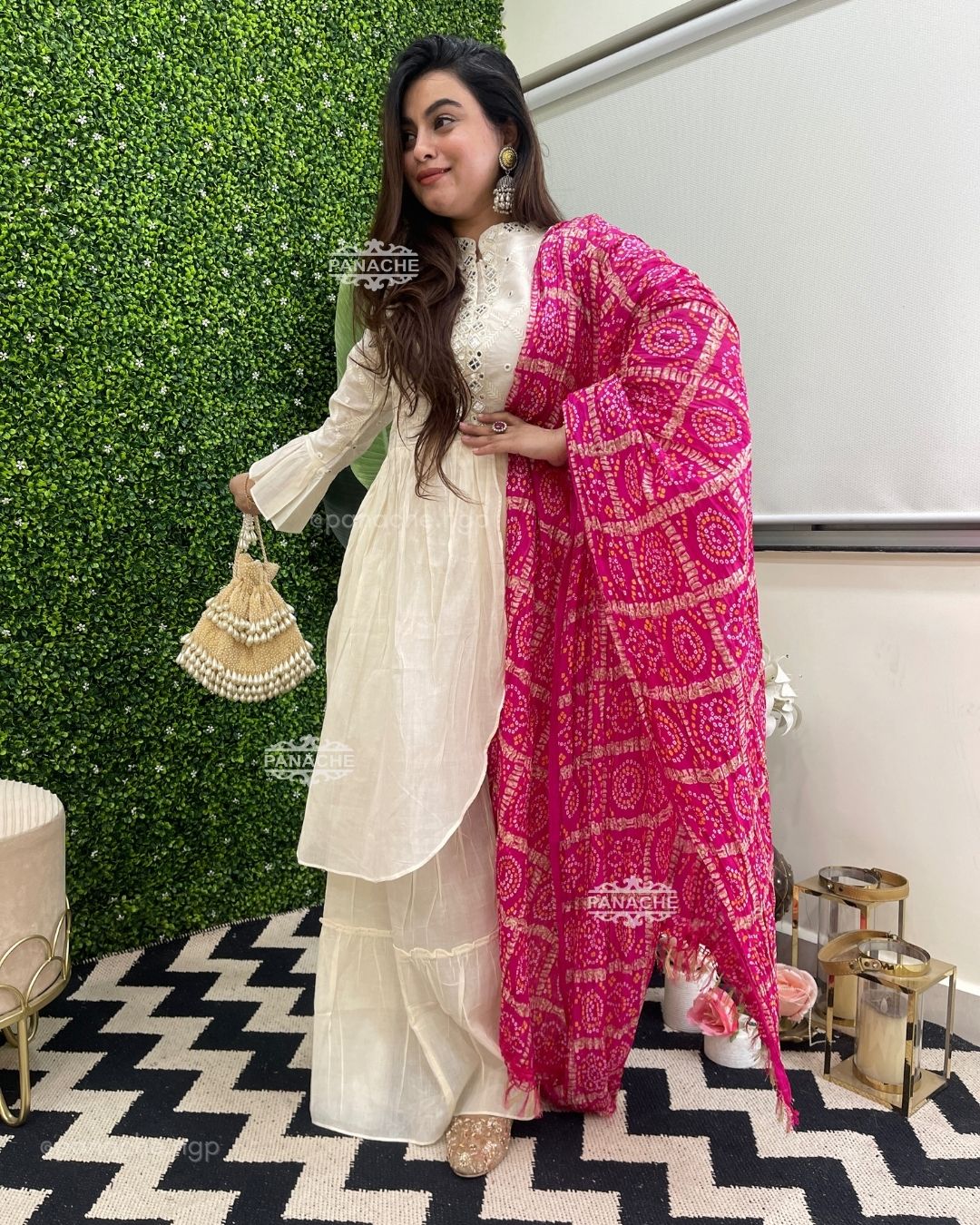 Bandhani sharara set