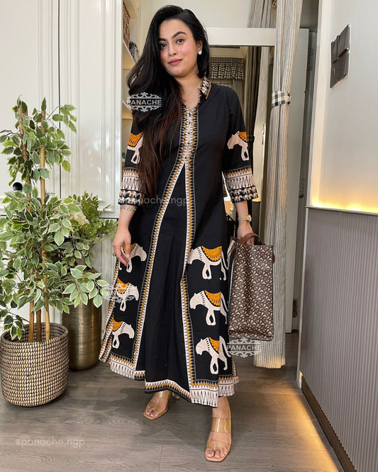 Black | Dailywear long coord