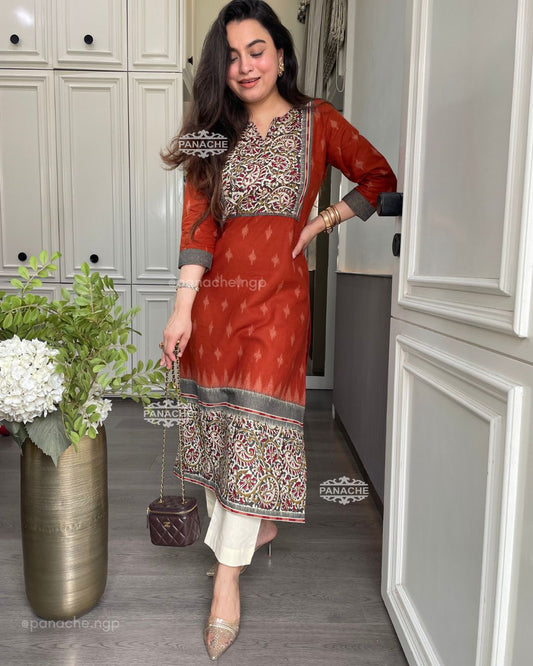 Ikkat daily wear set