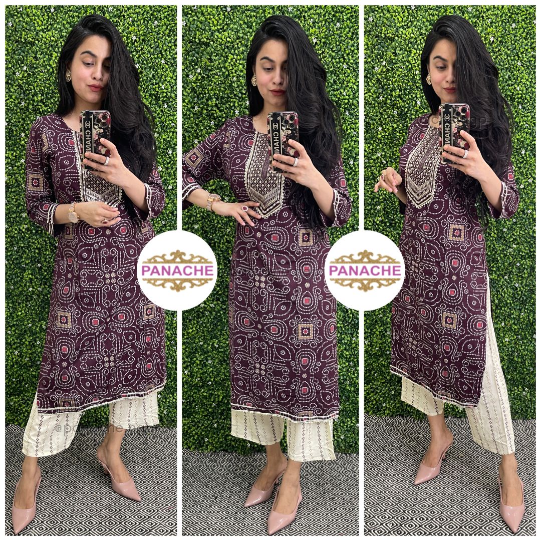 Budget set in bandhani