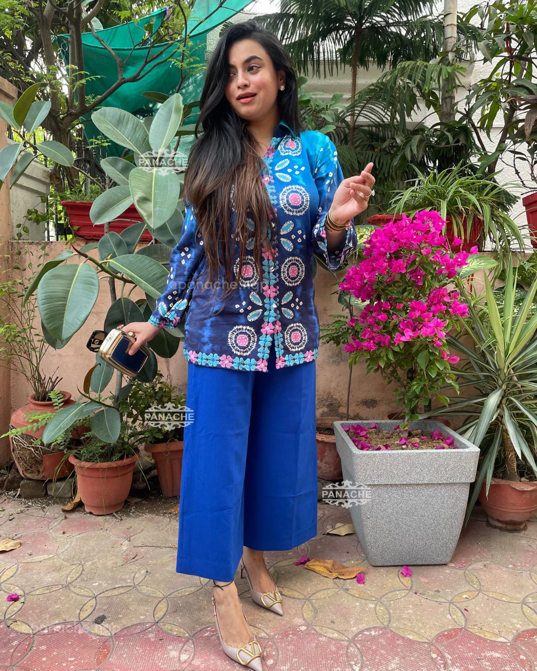 Ombre Bandhani shirt