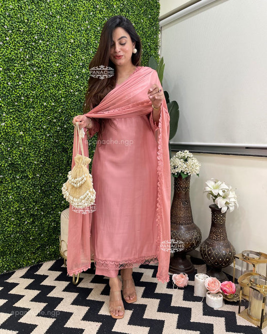 Powder pink karachi special