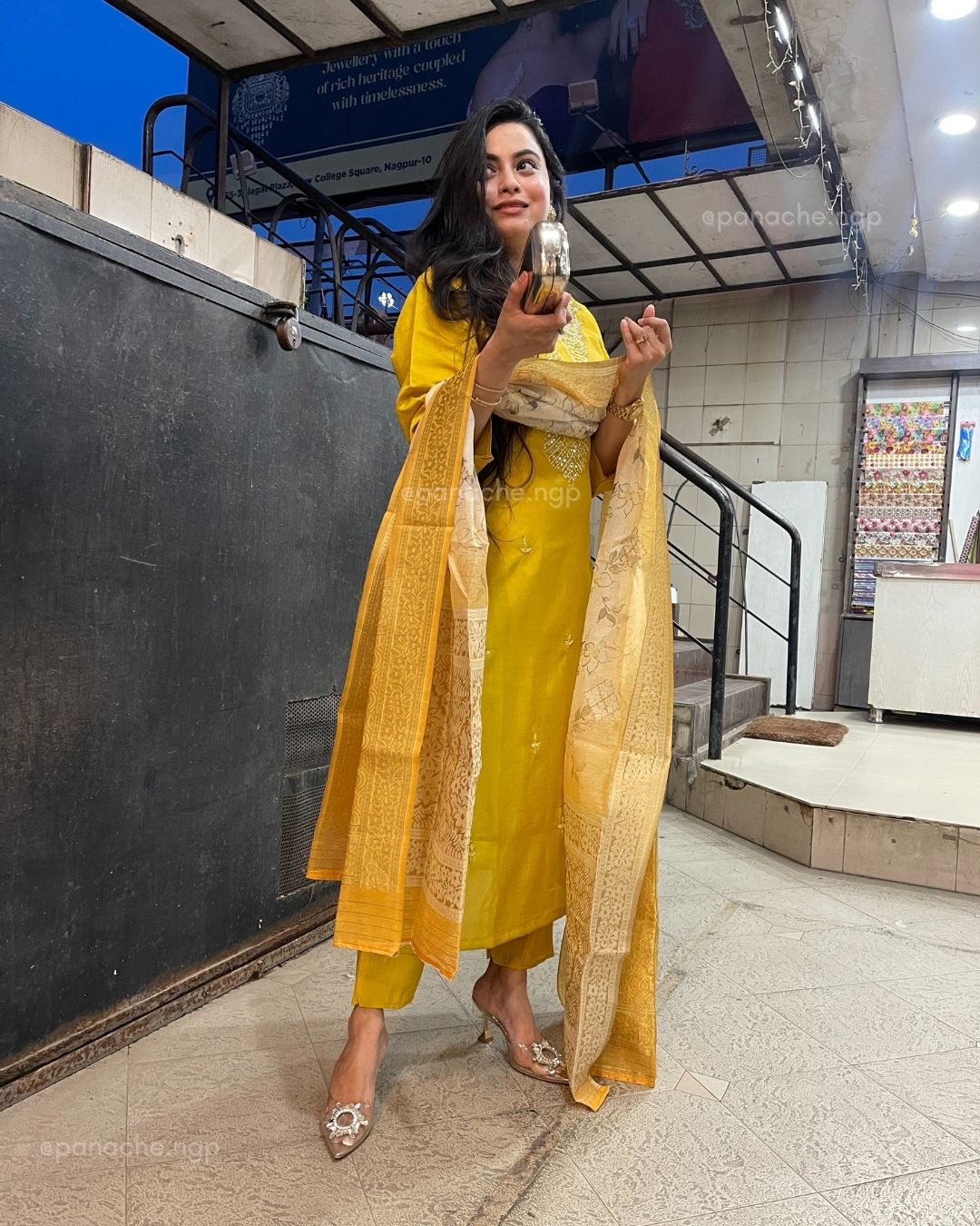 Turmeric silk set