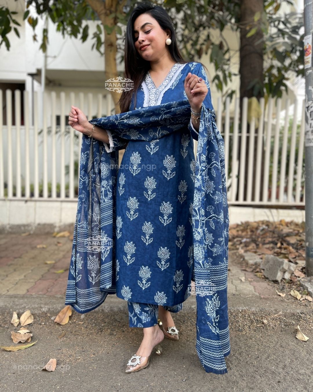 Print on print indigo set