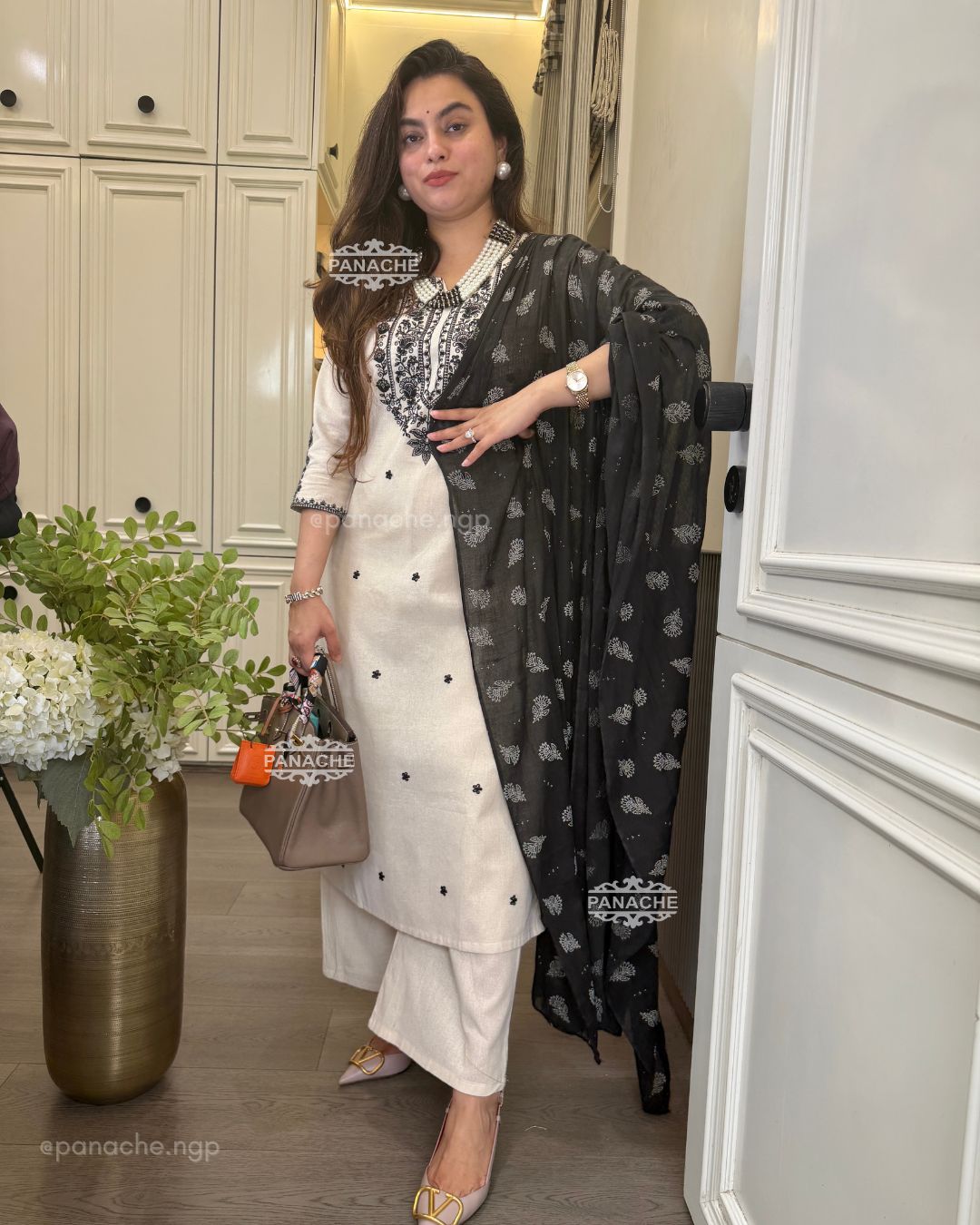 Cotton embroidered sets