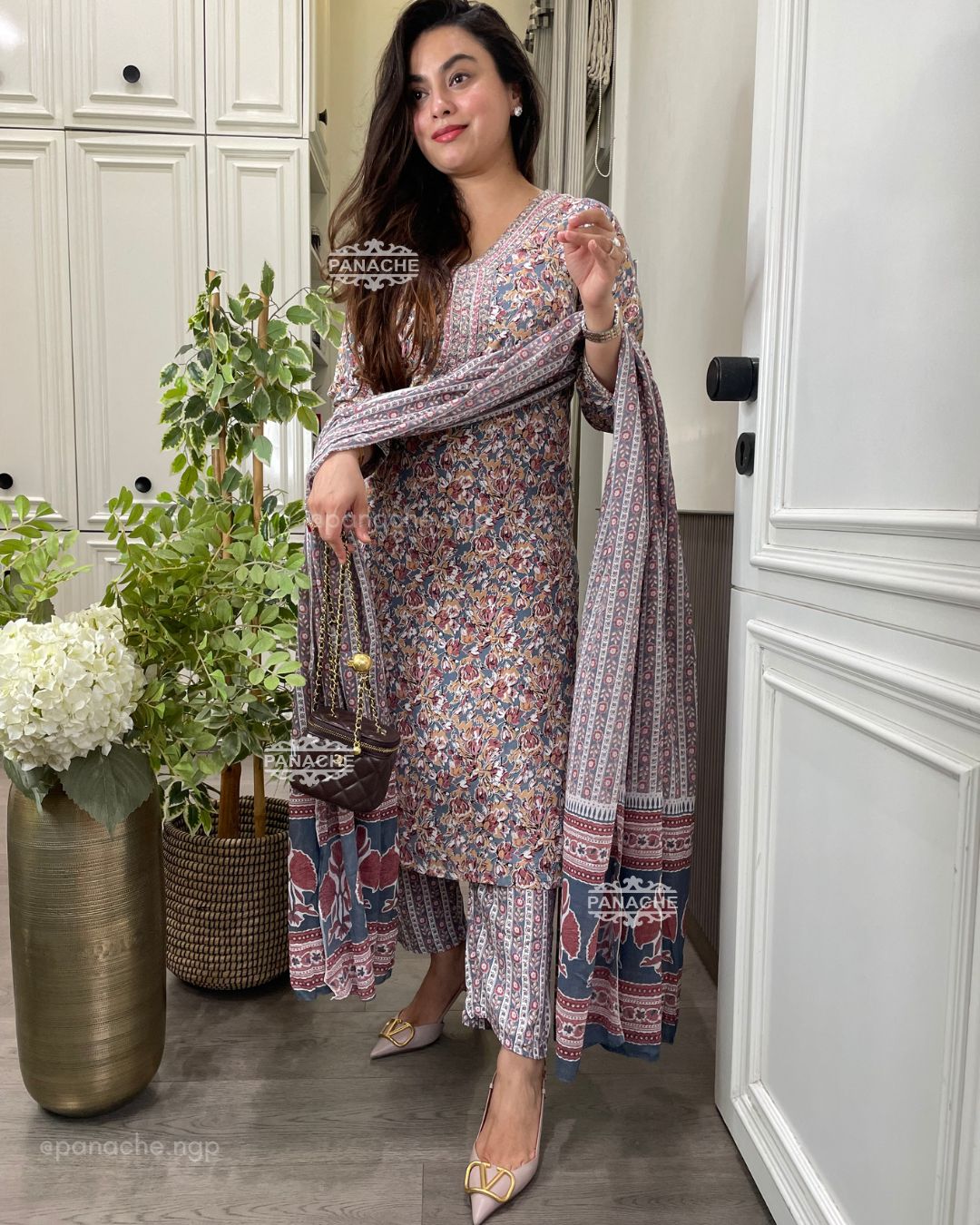 Print on print budget cotton set