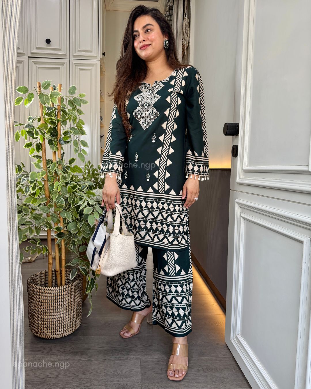 Boho crosia and shell coords