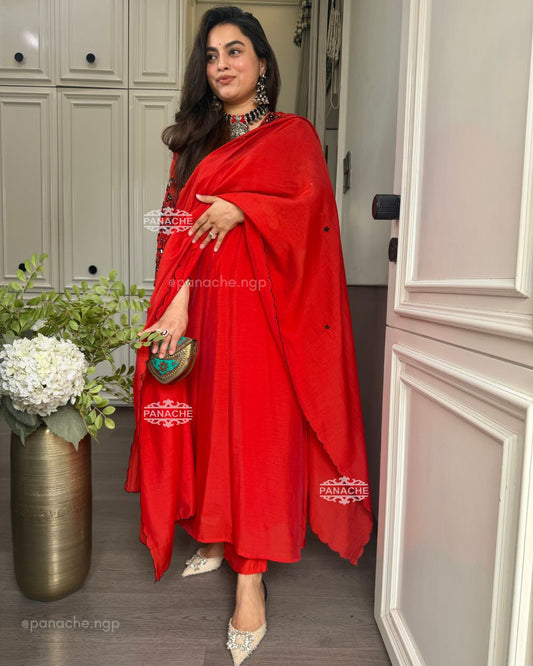 Sindoori red vintage set