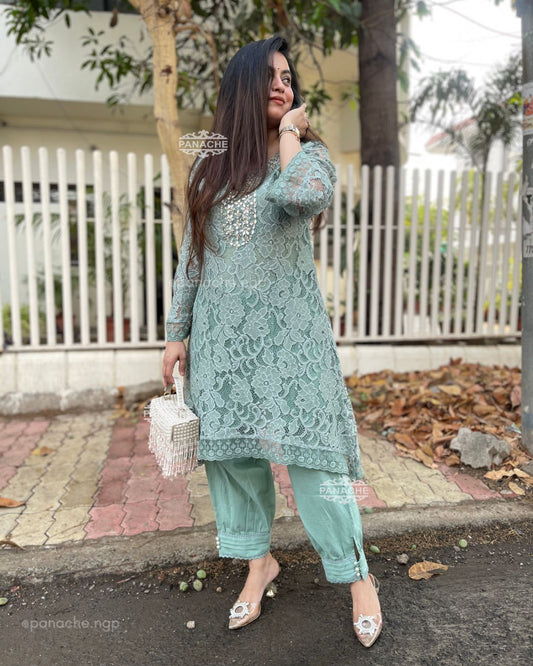 Mirror lace coord