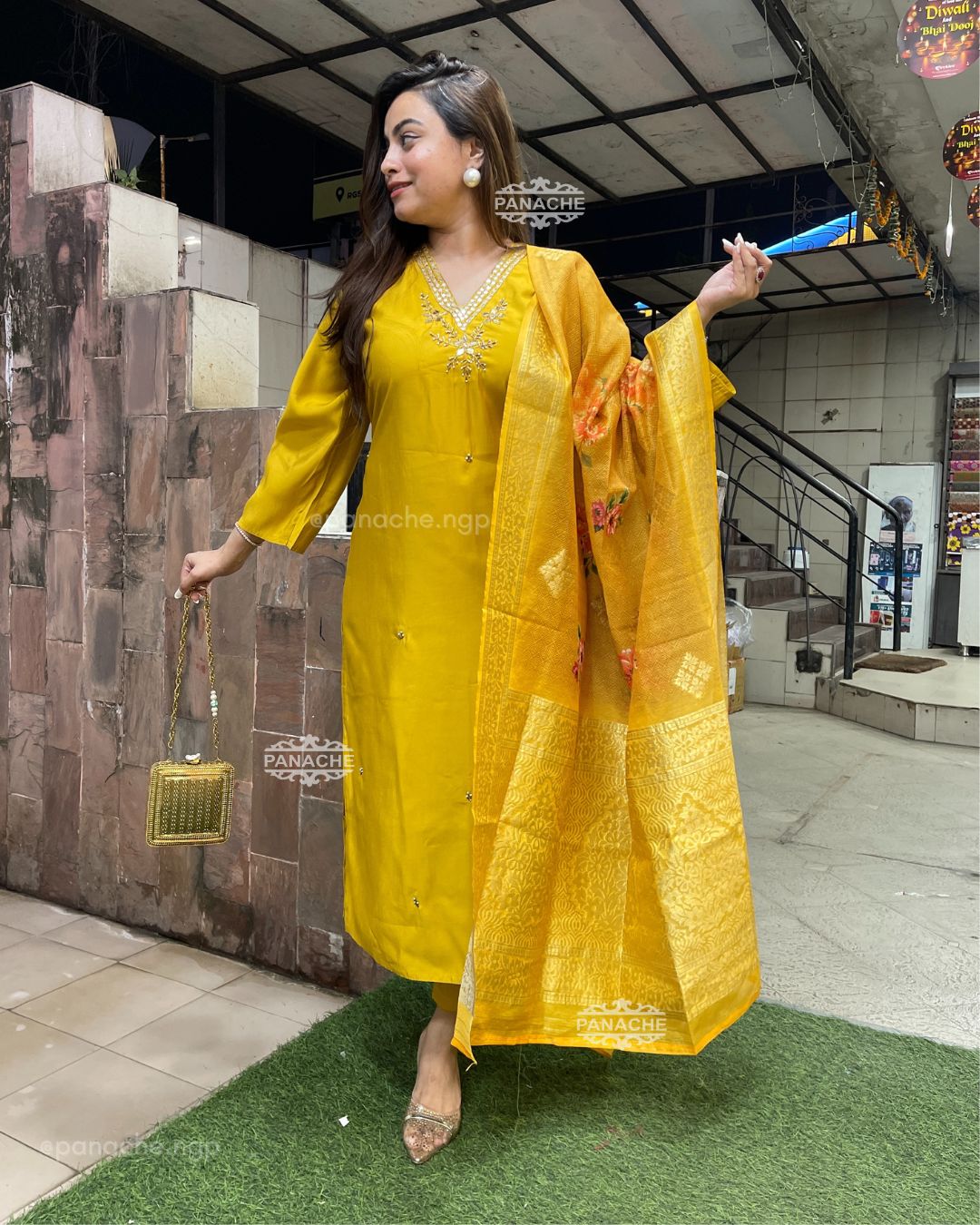 Haldi mustard budget set!